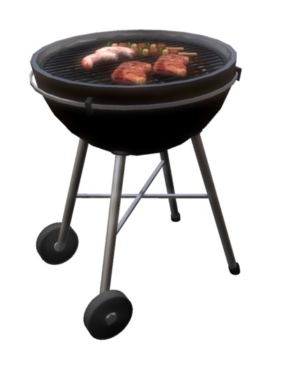 BBQ grill black