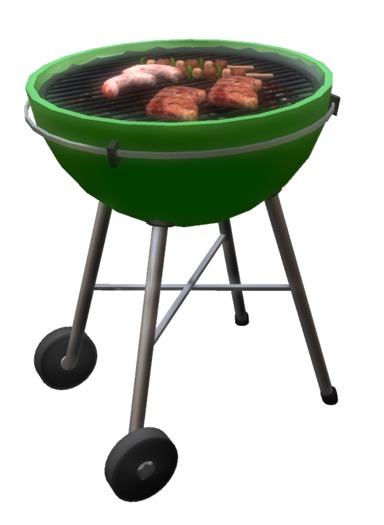 BBQ grill black