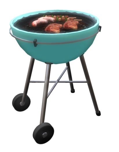 BBQ grill black