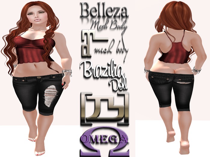 C&S-MAITRYA- BELLEZA BANNED-BRAZILIA MESH BODY-devolgue set