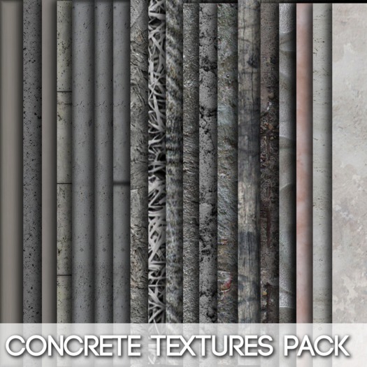 Builders Set Concrete Textures Pack Full Perm