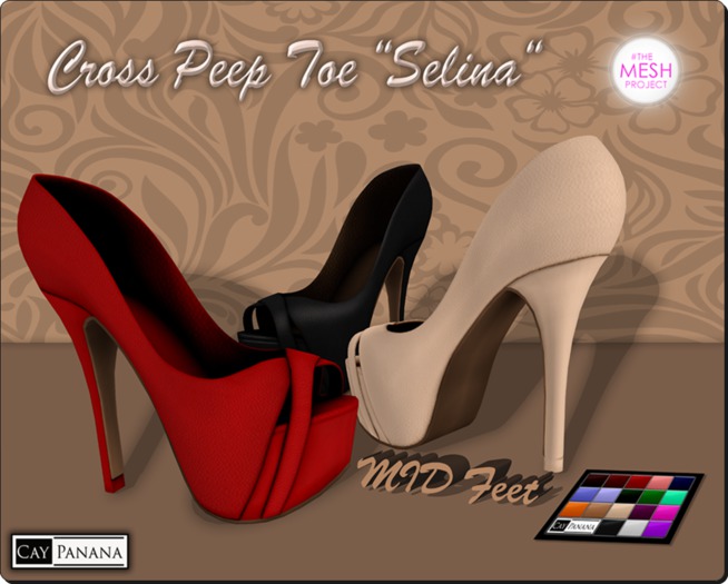 *CPN* Cross Peep Toe - Selina DEMO!!