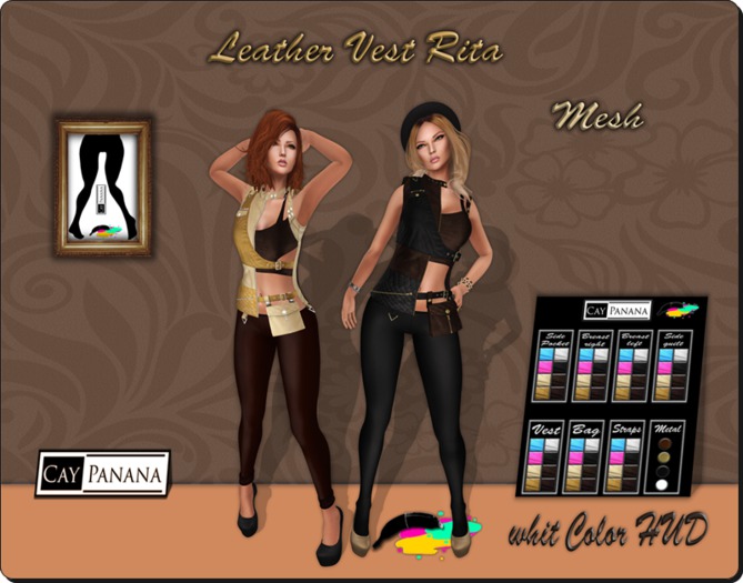 *CPN* Leather-Vest Rita DEMO!!