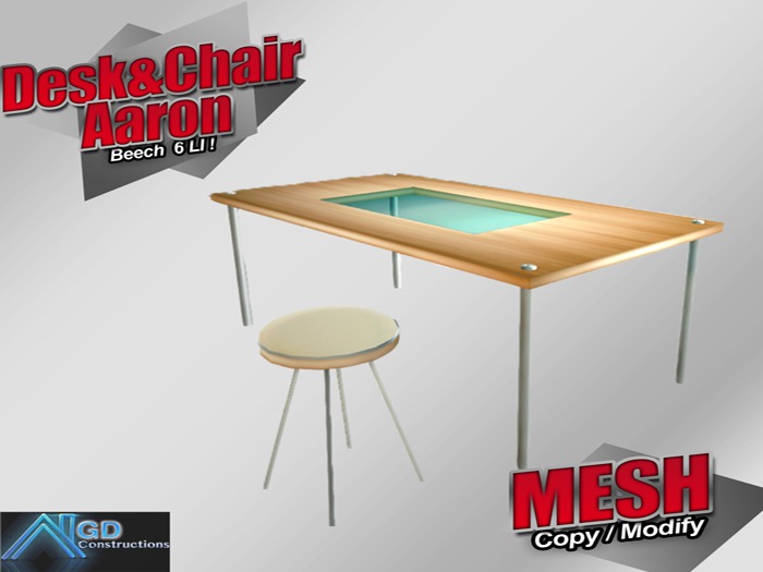 [GD] Constructions Desk+Chair Aaron Beech