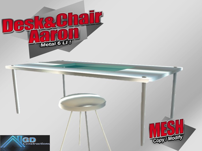 [GD] Constructions Desk+Chair Aaron Metal