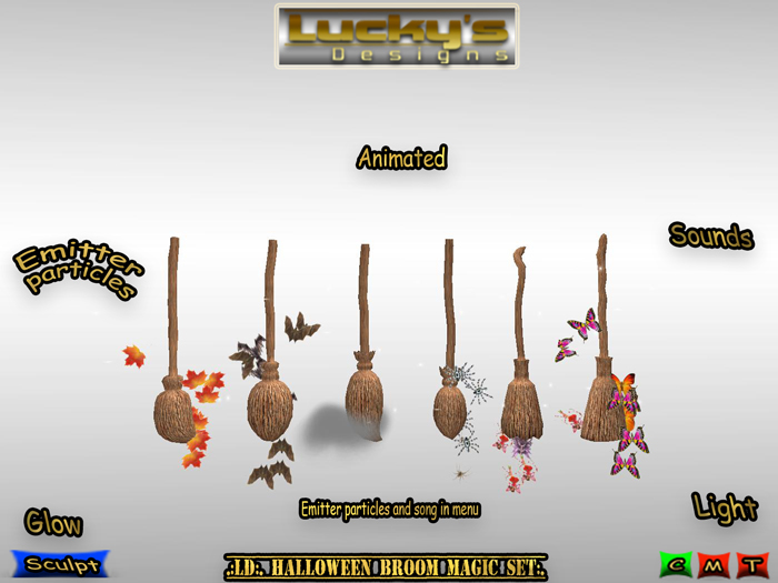 .:LD:. Halloween Broom Magic Set:.