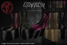 [Etchaflesh] Bone Crusher Boots W/ MULTIPOINT HUD - CLASSIC