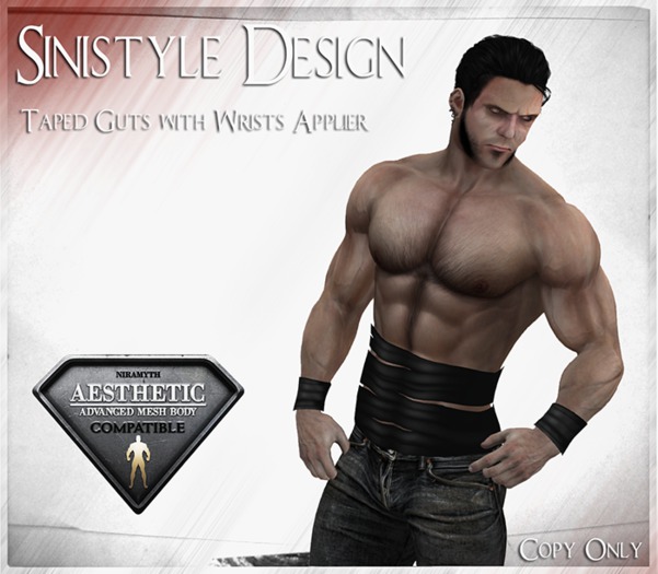 SiniStyle [AESTHETIC - Applier]  - Taped Guts w/Wrist