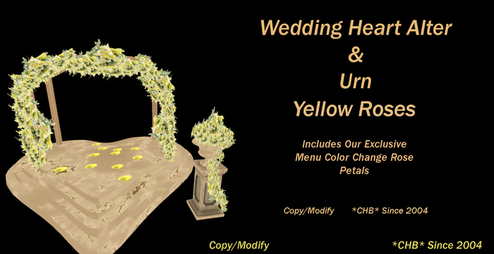 Wedding Heart Alter & Urn Pink Peonies *CHB*