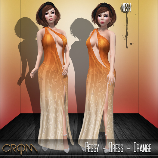 -CroM- Peggy - Orange Dress