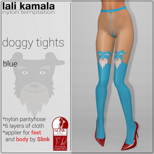 Lali's Doggy Tights Blue