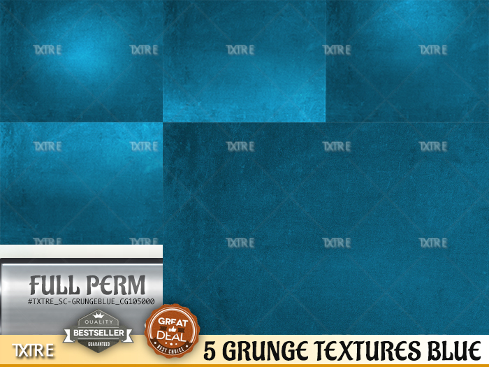 5 Grunge/Scratch Textures Colour:BLUE 1024^2px high quality uncompressed no alpha