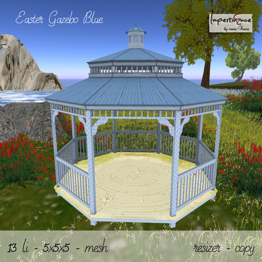 Easter Gazebo blue
