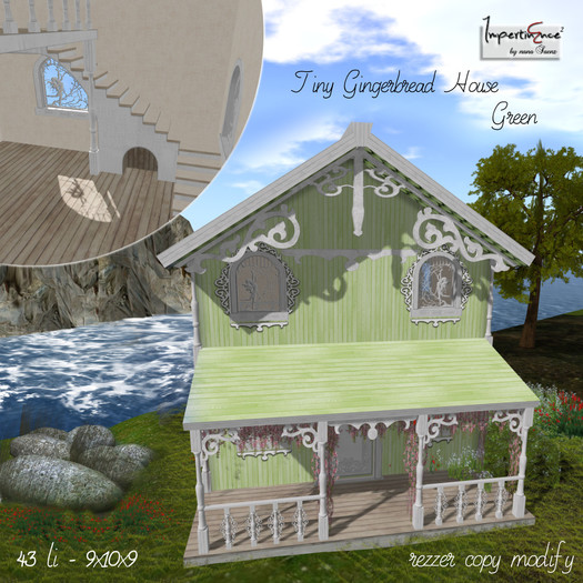Gingerbread house green