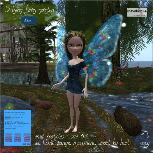 Fairy Garden blue - roaming