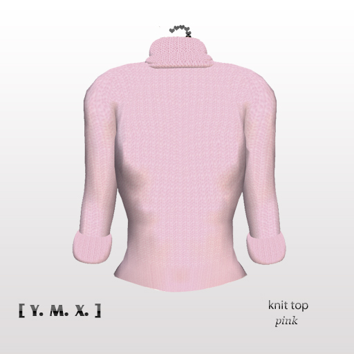 [Y.M.X.] knit top pink
