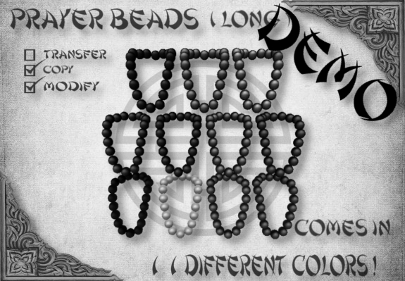 [Azai] : Prayer Bead Set ( Long ) DEMO