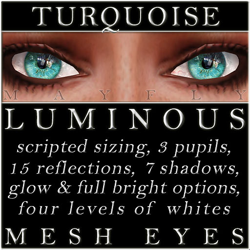 Mayfly - Luminous - Mesh Eyes (Crystal)