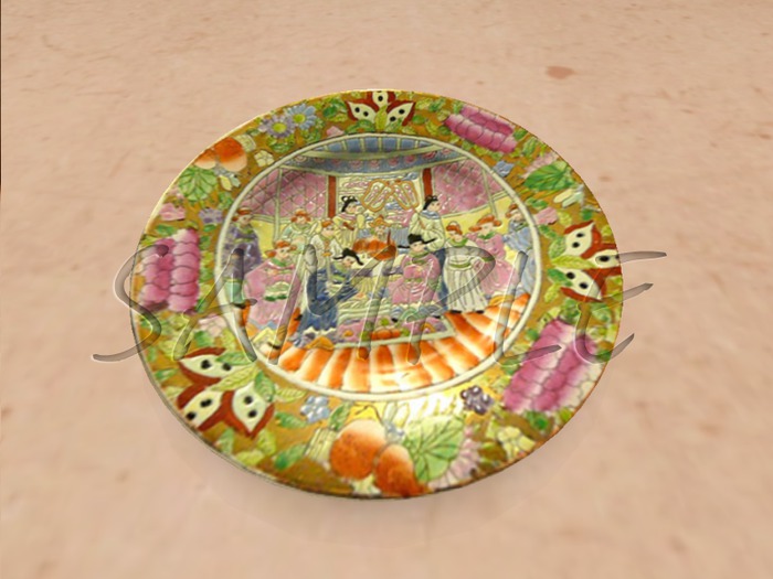 Plate Decorative Asian 4