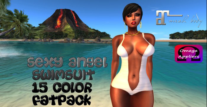 (All App) Sexy Angel Swimsuit 15 Color Fatpack