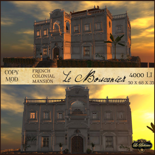 LE BOUCANIER_FRENCH COLONIAL MANSION