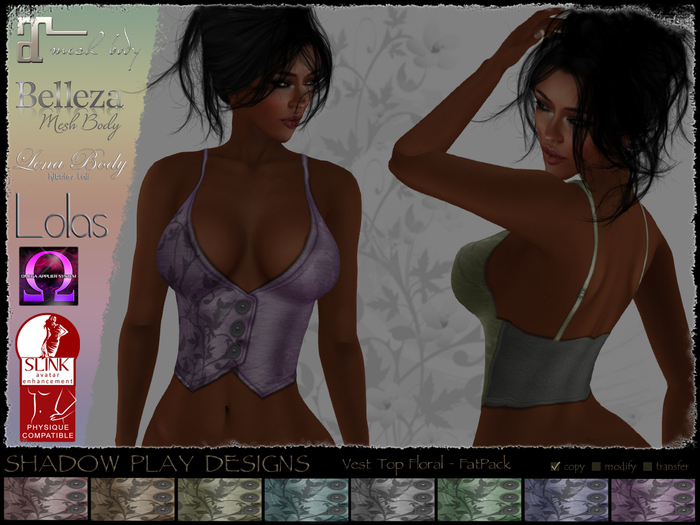 Vest Top Floral *FatPack*