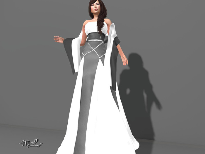 -mL- Kida Gown - Grey