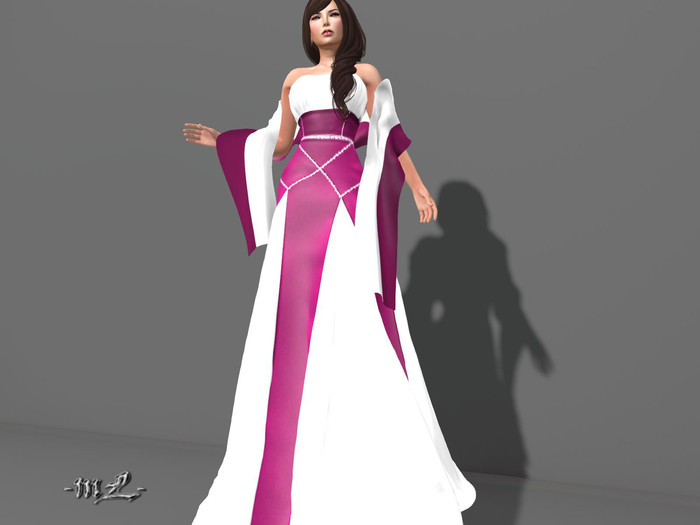 -mL- Kida Gown - Pink