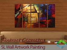 SL Wall Artwork Painting - Abstract Geometry