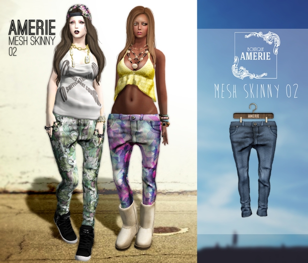 AMERIE - Mesh Skinny 02(Medium)