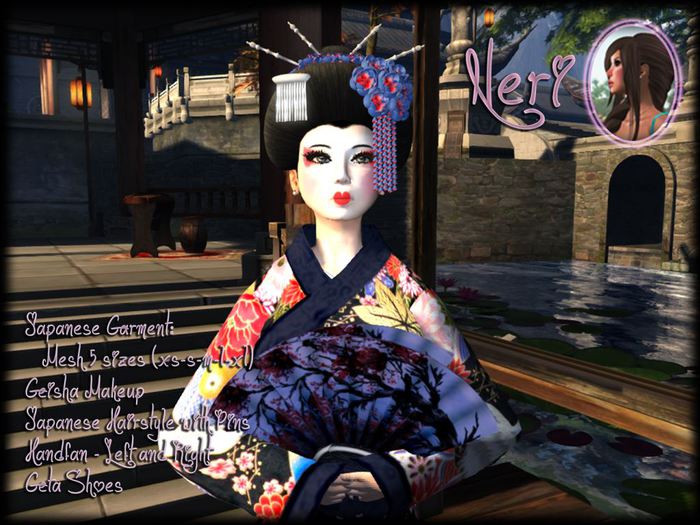 εїз ☆ Neri ☆ Japanese Outfit Blue Complete ☆ εїз