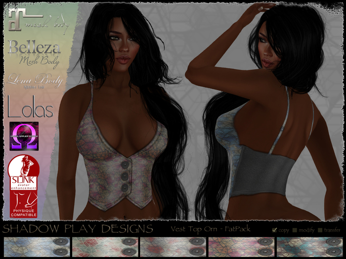 Vest Top Ornaments *FatPack*