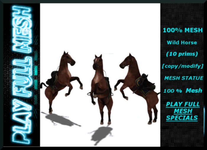 **HORSE STATUE**  Play Full Mesh