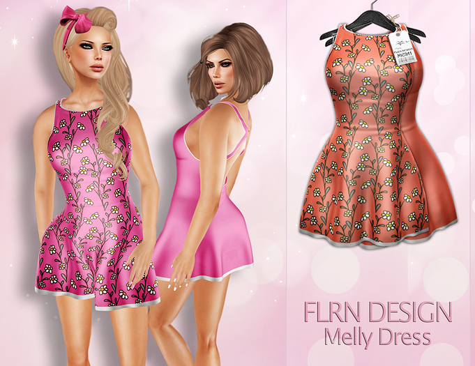 [FLRN] Melly Dress Salmon