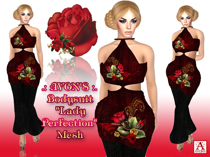 .: AVON'S :. Bodysuit "Lady Perfection" - Mesh