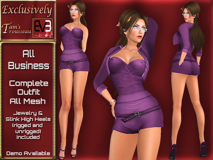Exclusively Eve - All Business Purple