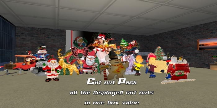 Christmas Cut Outs Value pack