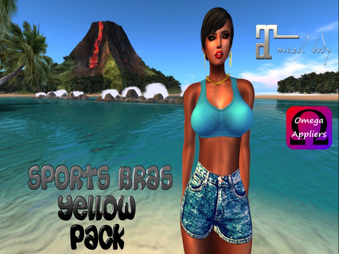 Sports Bra Yellow Pack