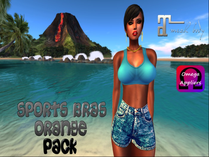 Sports Bra Orange Pack