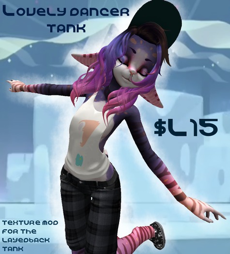 .::Disco Lights!::. Lovely Dancer Tank Texture