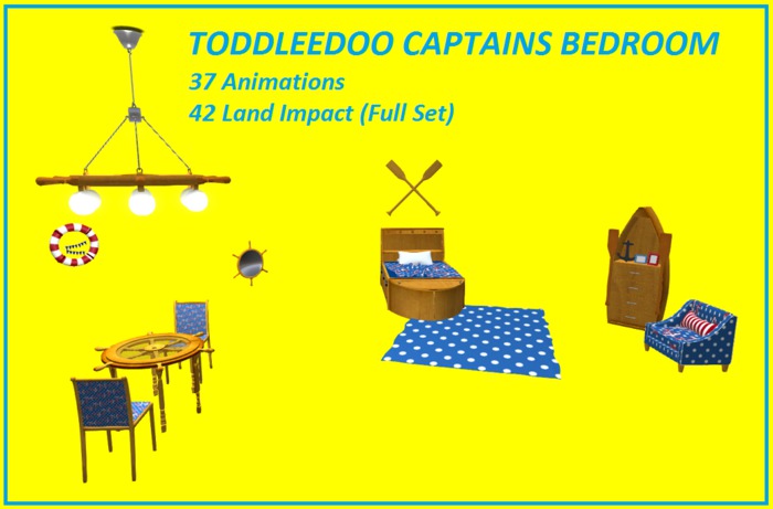 TODDLEEDOO CAPTAINS BEDROOM