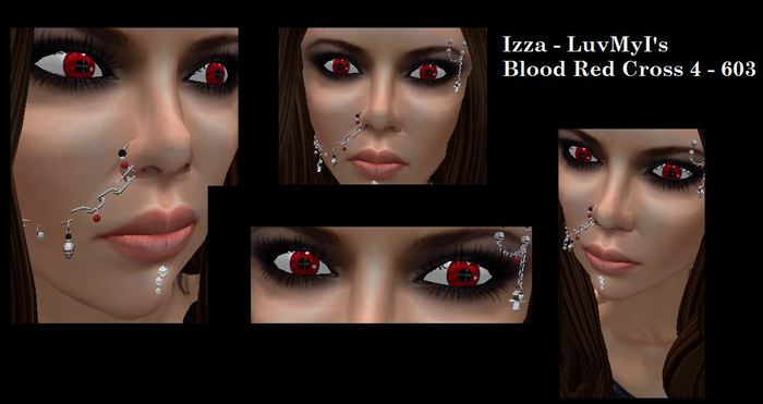Izza Blood Red Cross 4 - 603