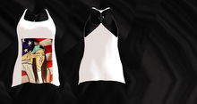 Promo gift white @America@ t-shirt 100% mesh