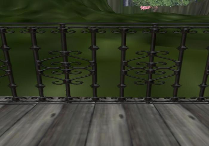 Railing 7 black detailed textures