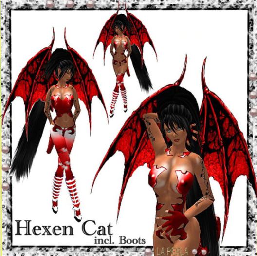 Costume - "Hexen Cat" (Red Dragoness Human Form)