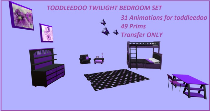 Twilight Bedroom Set (Purple)