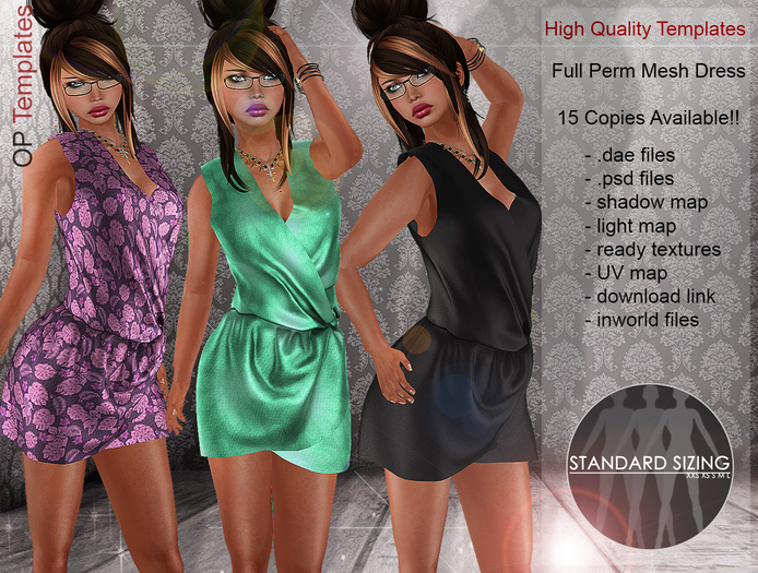 Mesh Bianca Dress  -  Full Perm *OP TEMPLATES* 022 Semi Exclusive ONLY '"14"" Left