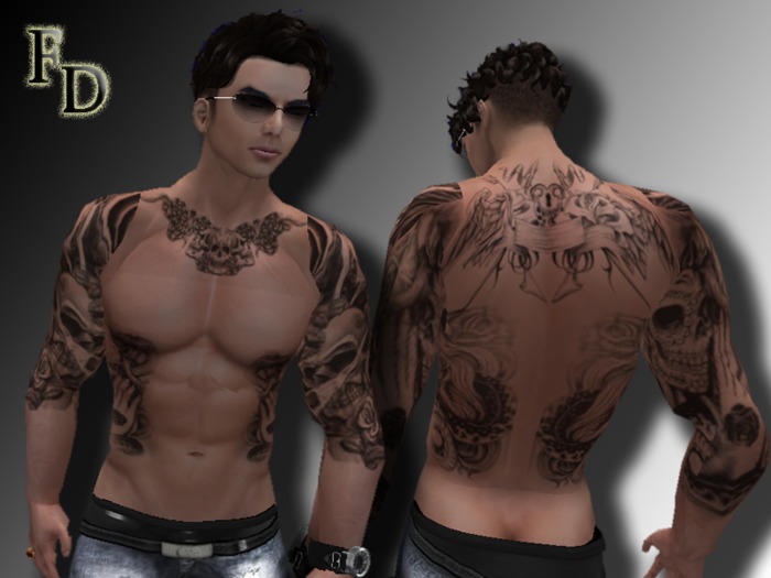 tatoo caveira f.d