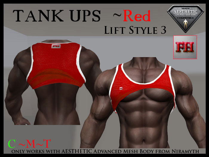 [FH] Tank-Up -Red Style3 - AESTHETIC NIRAMYTH (BAG)