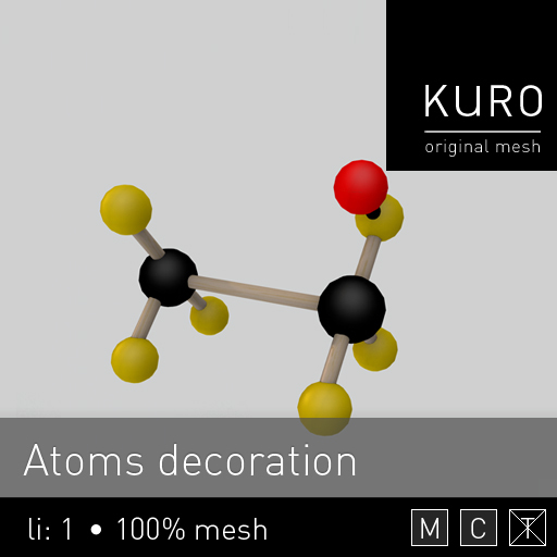 Kuro - Atoms decoration
